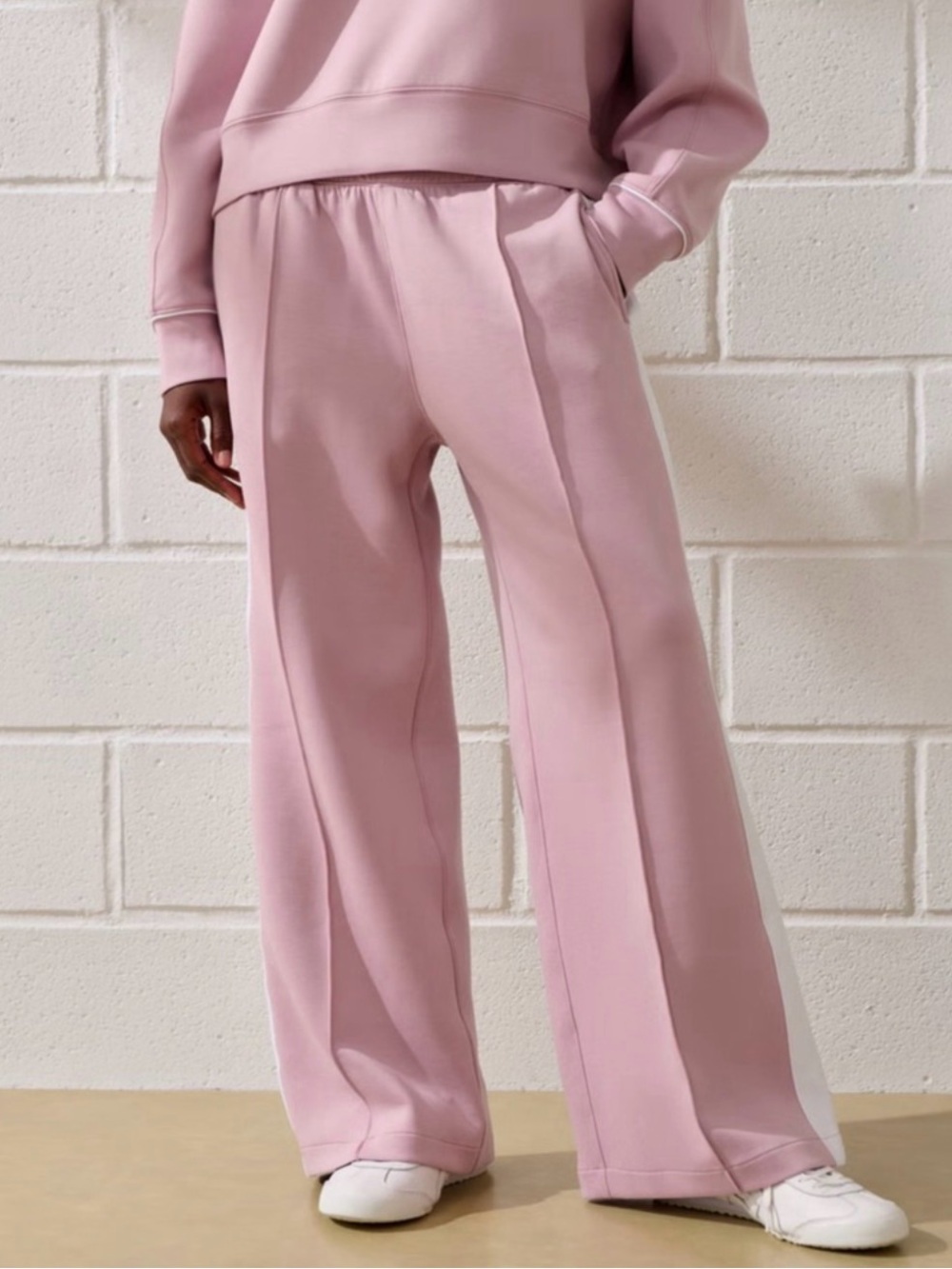 YPB Neoknit Wide Leg Stripe Pants Small Short - Picture 2 of 7